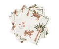Tiger Palm Napkin - set of 4
