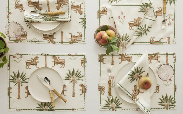 Tiger Palm Placemat-set-of-4
