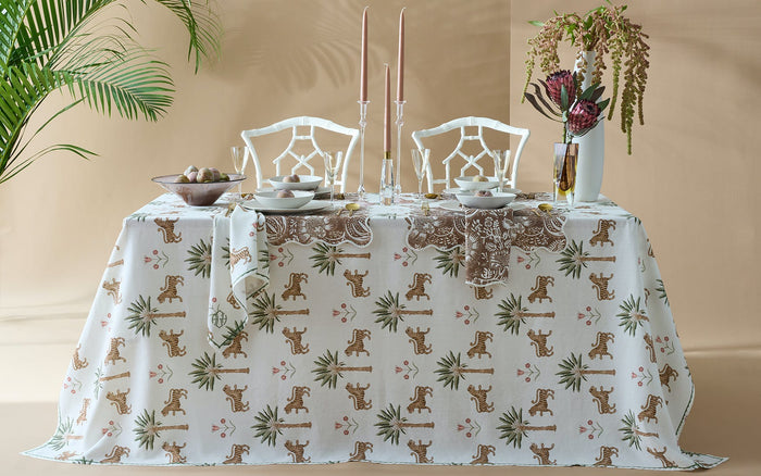 Tiger Palm Tablecloth