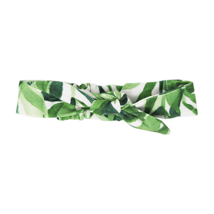 L'ovedbaby Organic Tie Headband in Kelp