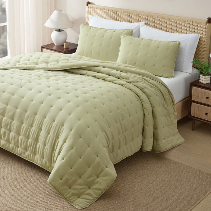 Washed Quilt Set