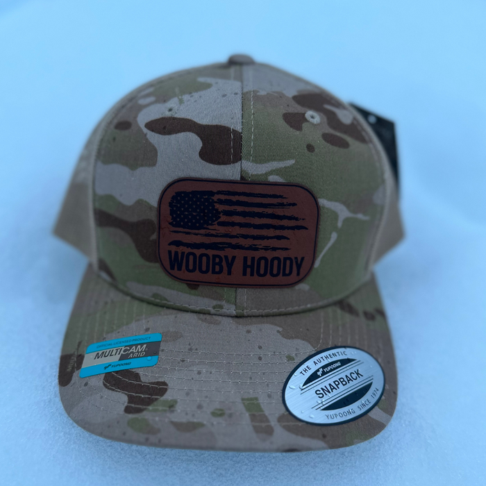 WH American Flag Snapback Hat - Arid MC
