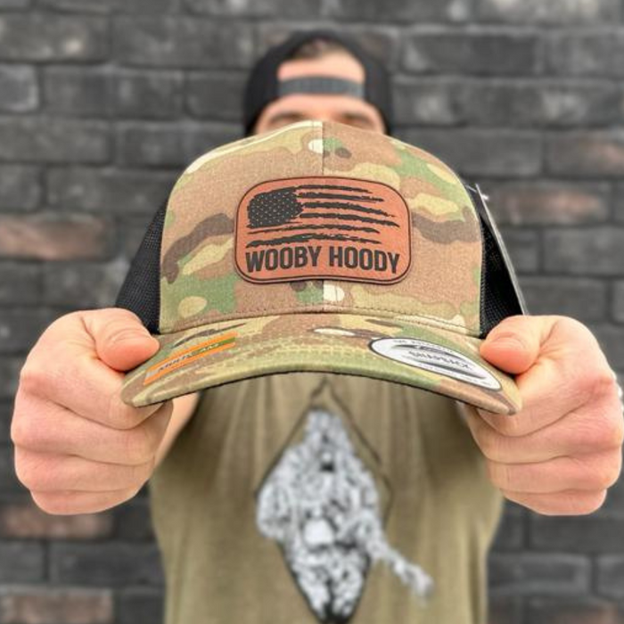 WH American Flag Snapback Hat - Classic MC