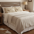 Wild West Cowboy Standard Pillowcases on Bed
