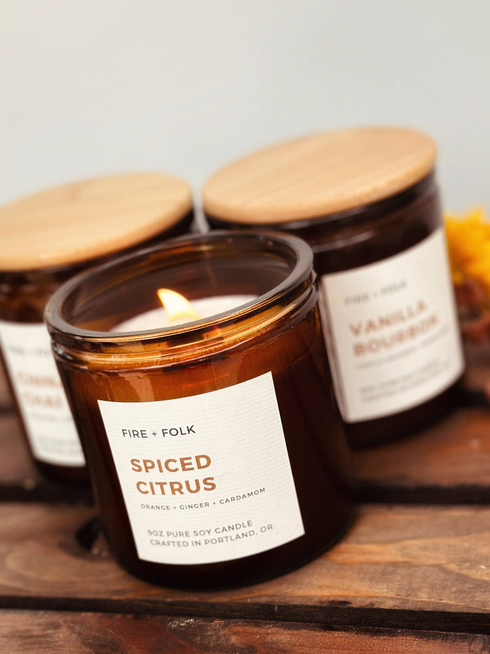 Winter Solstice | 9oz Wood Wick Soy Candle