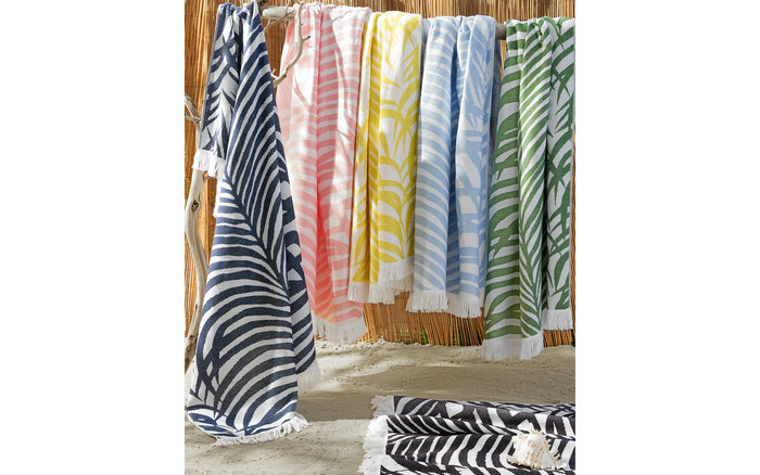 Zebra Palm Beach Towels